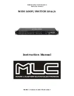 MLC LS12/2 Instruction Manual предпросмотр