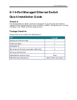 MLis MLB-E42 Series Quick Installation Manual предпросмотр