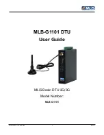 MLis MLB-G1101 User Manual preview