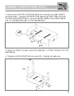 Preview for 6 page of MLS DEFENDER SOCCER TABLE Assembly Instructions Manual