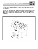 Preview for 8 page of MLS DEFENDER SOCCER TABLE Assembly Instructions Manual