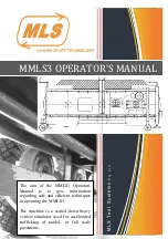 MLS MMLS3 Operator'S Manual предпросмотр