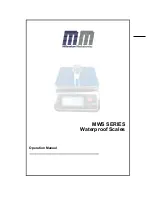 Предварительный просмотр 1 страницы MM MWS SERIES Operation Manual