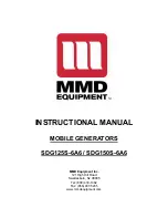 Preview for 1 page of MMD Equipment AirMan SDG125S-6A6 Instructional Manual