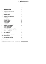 Preview for 4 page of MMM Medcenter ECOCELL 111 Operating Instructions Manual