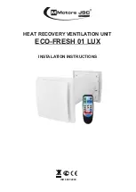 MMotors JSC ECO-FRESH 01 LUX Installation Instructions preview