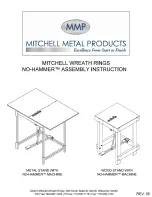 MMP NO-HAMMER Assembly Instructions Manual preview