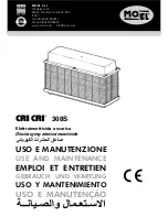 MO-EL CRI-CRI 308S Use And Maintenance preview