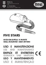 Preview for 1 page of MO-EL FIVE STARS Use And Maintenance