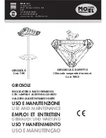 Preview for 1 page of MO-EL Girosole 769 Use And Maintenance Manual