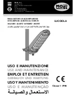 Предварительный просмотр 1 страницы MO-EL LUCCIOLA Use And Maintenance