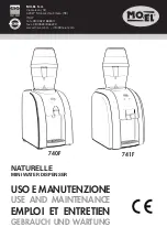 Preview for 1 page of MO-EL NATURELLE 740F Use And Maintenance