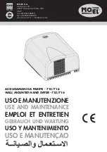 MO-EL Steel Dragon 716 Use And Maintenance предпросмотр