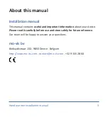 Preview for 4 page of Mo-vis D-P012-62-70-M1-04 Installation Manual