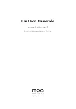 MOA Cast Iron Casserole Instruction Manual preview