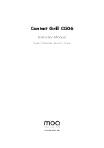 Предварительный просмотр 1 страницы MOA CG06 Instruction Manual