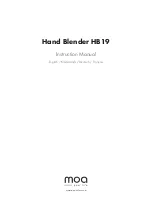 Предварительный просмотр 1 страницы MOA HB19 Instruction Manual