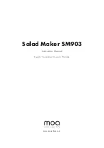 MOA SM903 Instruction Manual предпросмотр