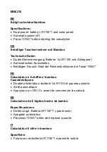 Preview for 2 page of MOB MO6215 User Manual