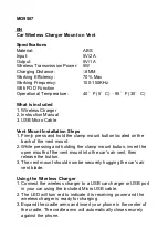 Preview for 2 page of MOB MO9507 User Manual