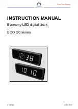 Mobatime ECO DC series Instruction Manual preview