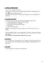 Preview for 3 page of Mobatime MOBALINE Cristalys Date Installation And Operating Instructions Manual