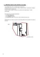 Preview for 4 page of Mobatime MOBALINE Cristalys Date Installation And Operating Instructions Manual