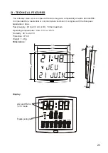 Preview for 23 page of Mobatime MOBALINE Cristalys Date Installation And Operating Instructions Manual