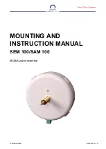 Preview for 1 page of Mobatime MOBALine SAM 100 Mounting And Instruction Manual