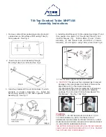 Предварительный просмотр 1 страницы MOBB Health Care MHFTAB Assembly Instructions