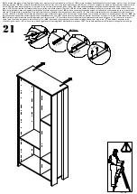 Предварительный просмотр 22 страницы Möbel AS CLFV721 Assembling Instruction