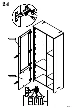 Предварительный просмотр 24 страницы Möbel AS CLFV721 Assembling Instruction