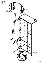 Предварительный просмотр 25 страницы Möbel AS CLFV721 Assembling Instruction