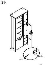 Предварительный просмотр 29 страницы Möbel AS CLFV721 Assembling Instruction