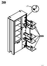 Предварительный просмотр 30 страницы Möbel AS CLFV721 Assembling Instruction