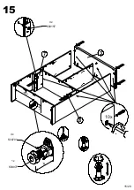 Preview for 15 page of Möbel AS DURV521L Assembling Instruction