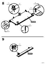 Предварительный просмотр 12 страницы möbelando Indianapolis S063I0FRP2 Assembling Instruction