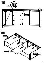 Предварительный просмотр 18 страницы möbelando Indianapolis S063I0FRP2 Assembling Instruction