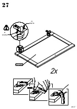 Предварительный просмотр 25 страницы möbelando Indianapolis S063I0FRP2 Assembling Instruction