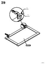 Предварительный просмотр 27 страницы möbelando Indianapolis S063I0FRP2 Assembling Instruction