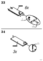 Предварительный просмотр 31 страницы möbelando Indianapolis S063I0FRP2 Assembling Instruction