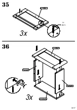 Предварительный просмотр 32 страницы möbelando Indianapolis S063I0FRP2 Assembling Instruction