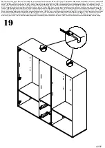 Предварительный просмотр 22 страницы möbelando Iwaniska II 570351 Assembling Instruction