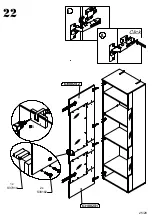 Preview for 25 page of Möbelix COMV711LB Assembling Instruction