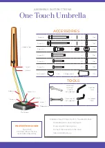 Preview for 2 page of Mobelli One Touch Umbrella Assembly Instructions Manual