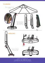 Preview for 8 page of Mobelli One Touch Umbrella Assembly Instructions Manual