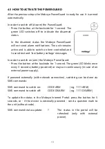 Preview for 14 page of Mobeye PowerGuard CM4100 User Manual