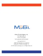 Предварительный просмотр 24 страницы Mobi Technologies MobiCam Digital DXR Manual