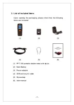 Preview for 9 page of Mobia PPT-180 Series User Manual