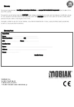 Preview for 11 page of Mobiak 0803151 User Manual